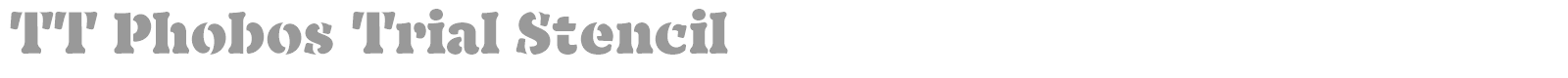 TT Phobos font preview